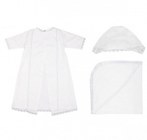 Крестильный набор для мальчика из серии Ангел, цвет белый, от 6 до 12 мес. (Мой Ангелок, 00-0013667 _6-12 мес белый)